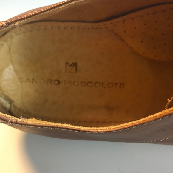 Sandro Moscoloni Brown Leather Derby Size 15 - Picture 9 of 10